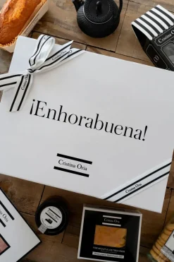 Cristina Oria Cajas Y Bolsas Gourmet|Cajas Y Bolsas Gourmet^Caja Tetera De Cristal, Té & Dulces