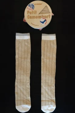 Cristina Oria Calcetines Gourmet^Calcetines Diseño Camembert