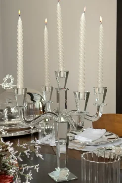 Cristina Oria Candelabros Y Portavelas^Candelabro De Cristal Con Soportes Para Cinco Velas
