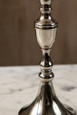 Cristina Oria Candelabros Y Portavelas^Candelabro Plateado Grande Co