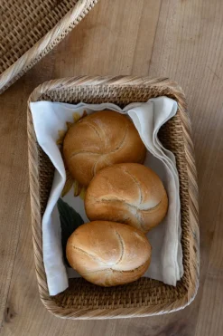 Cristina Oria Cestas Y Bolsas De Pan|Accesorios De Mesa^Cesta De Pan De Ratán