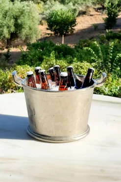 Cristina Oria Cubiteras Y Champaneras^Champanera Plateada Con Asas