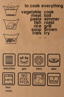 Cristina Oria Sartenes, Ollas Y Cacerolas^Cocotte Blanca Con Tapa Negra Grande