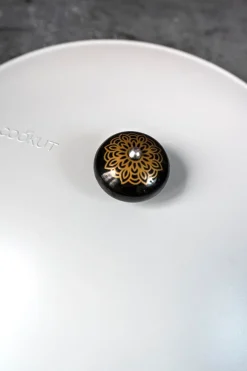 Cristina Oria Sartenes, Ollas Y Cacerolas^Cocotte Negra Con Tapa Blanca Pequeña