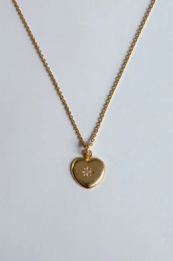 Cristina Oria Joyas Co|Joyas Co^Collar Dorado Con Diseño Corazón