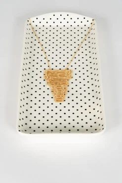 Cristina Oria Joyas Co|Joyas Co^Collar Dorado Con Diseño Cascada Irregular