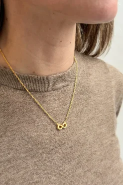 Cristina Oria Joyas Co|Joyas Co^Collar Dorado Con Diseño Infinito