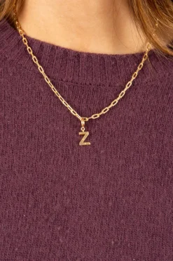 Cristina Oria Joyas Co|Joyas Co^Combinación Cadena & Iniciales Doradas Con Detalle De Estrellas