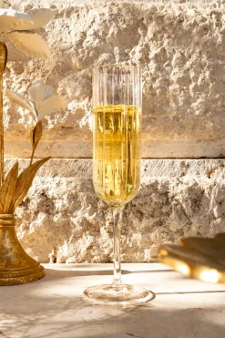 Cristina Oria Copas^Copa De Champagne Cristal Ondas