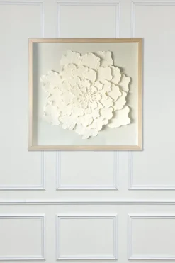 Cristina Oria Cuadros^Cuadro De Cristal Con Flor En Papel Maché