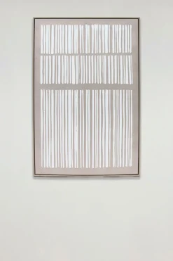 Cristina Oria Cuadros^Cuadro De Lienzo Con Diseño De Rayas Verticales