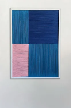 Cristina Oria Cuadros^Cuadro Geométrico De Lino Con Efecto 3D