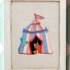 Cristina Oria Cuadros|Minichef^Cuadro Infantil Carpa De Circo