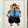 Cristina Oria Cuadros|Minichef^Cuadro Infantil Oso Pirata