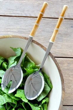 Cristina Oria Cubiertos De Servir^Cubiertos De Servir Diseño Bambú