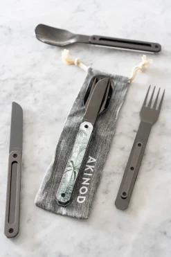 Cristina Oria Para Llevar^Cubiertos Para Llevar Diseño Tropical