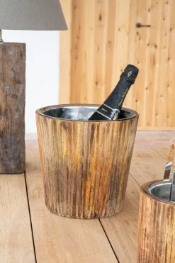 Cristina Oria Cubiteras Y Champaneras^Cubitera De Madera