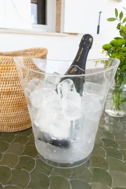 Cristina Oria Cubiteras Y Champaneras^Cubitera De Ratán Con Asas