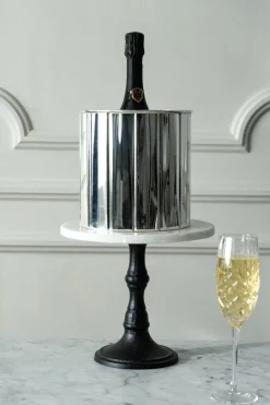 Cristina Oria Cubiteras Y Champaneras^Cubitera Plisada De Plata CO