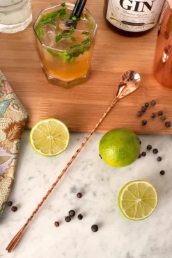 Cristina Oria Kits De Coctelería^Cuchara Batidora 30Cm Cobre Inox