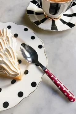 Cristina Oria Cubiertos De Postre^Cucharita Con Diseño De Corazones