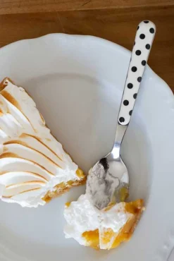 Cristina Oria Cubiertos De Postre^Cucharita Con Diseño De Puntos CO