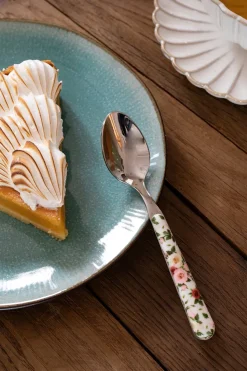 Cristina Oria Cubiertos De Postre^Cucharita Con Diseño De Rosas