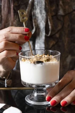 Cristina Oria Cubiertos De Postre|Menaje Iniciales^Cucharita de Bronce Inicial B