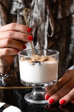 Cristina Oria Cubiertos De Postre|Menaje Iniciales^Cucharita de Bronce Inicial F