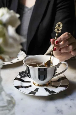 Cristina Oria Cubiertos De Postre|Menaje Iniciales^Cucharita de Bronce Inicial A