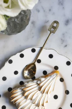 Cristina Oria Cubiertos De Postre|Menaje Iniciales^Cucharita de Bronce Inicial A