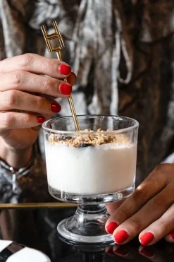 Cristina Oria Cubiertos De Postre|Menaje Iniciales^Cucharita de Bronce Inicial H