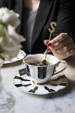 Cristina Oria Menaje Iniciales|Cubiertos De Postre^Cucharita de Bronce Inicial S