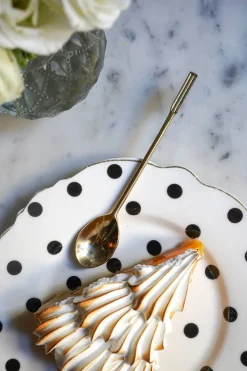 Cristina Oria Cubiertos De Postre|Menaje Iniciales^Cucharita de Bronce Inicial I