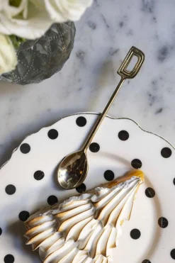 Cristina Oria Cubiertos De Postre|Menaje Iniciales^Cucharita de Bronce Inicial D