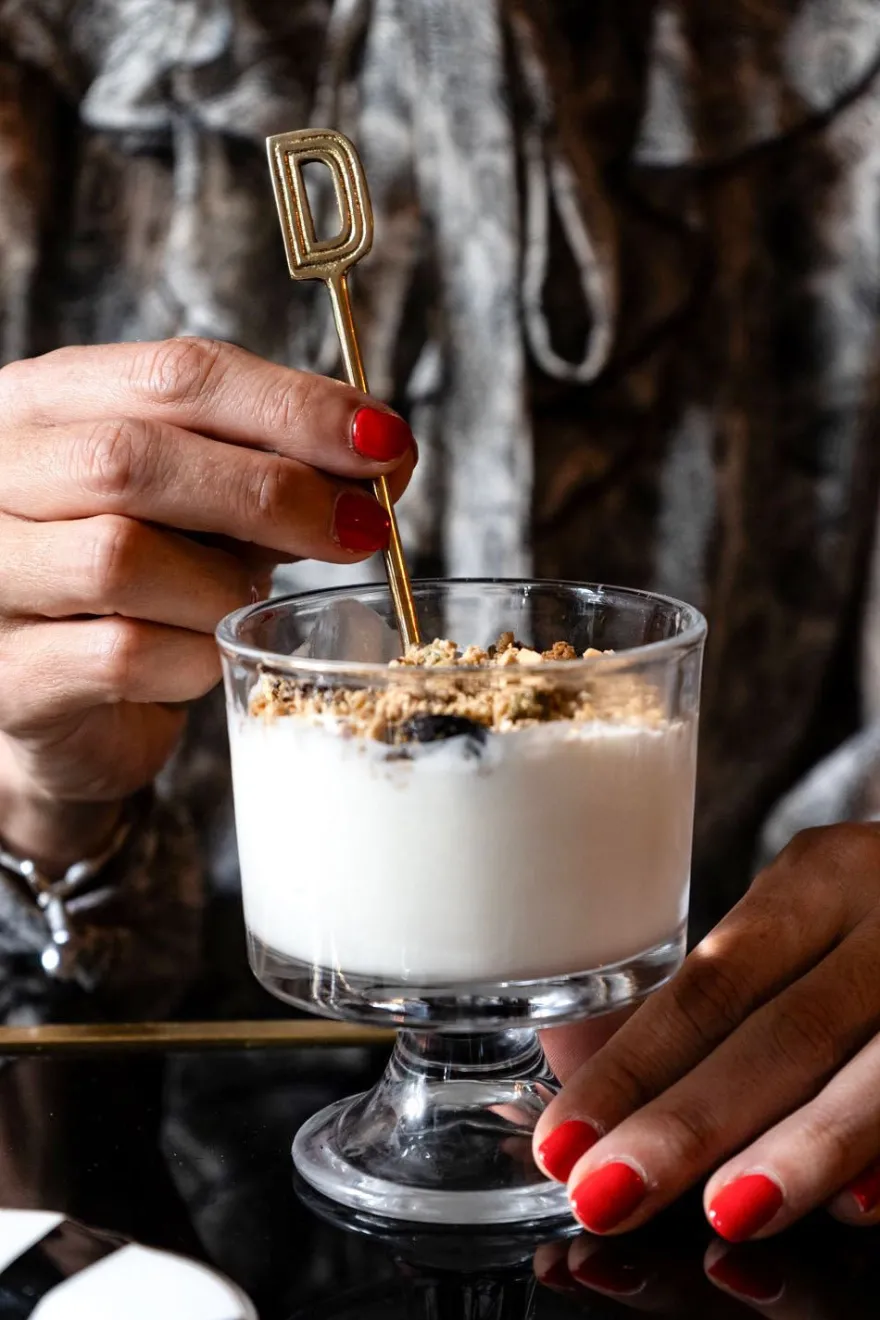 Cristina Oria Cubiertos De Postre|Menaje Iniciales^Cucharita de Bronce Inicial D