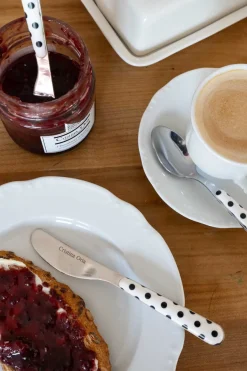 Cristina Oria Cubiertos De Aperitivo|Cubiertos De Postre^Cuchillo Con Diseño De Puntos CO