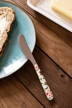 Cristina Oria Cubiertos De Postre|Cuchillos^Cuchillo Con Diseño De Rosas