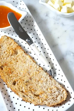 Cristina Oria Cubiertos De Aperitivo|Cubiertos De Postre^Cuchillo De Foie Blanco En Caja De Madera