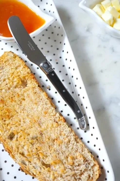 Cristina Oria Cubiertos De Aperitivo|Cubiertos De Postre^Cuchillo De Foie Negro En Caja De Madera