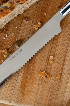 Cristina Oria Cuchillos^Cuchillo De Pan Con Diseño De Rayas CO