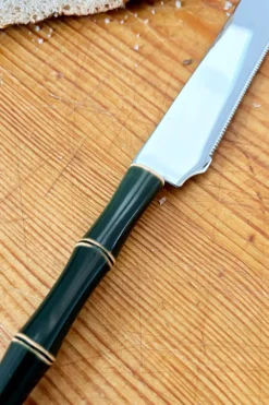Cristina Oria Cuchillos^Cuchillo De Pan Diseño Bambú Verde