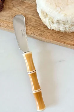 Cristina Oria Cubiertos De Aperitivo|Cubiertos De Postre^Cuchillo De Untar Diseño Bambú