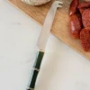 Cristina Oria Cubiertos De Aperitivo|Cuchillos^Cuchillo Especial Quesos Diseño Bambú Verde