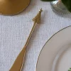 Cristina Oria Cubiertos De Aperitivo|Cubiertos De Postre^Cuchillo Foie De Bronce Con Diseño De Árbol De Navidad