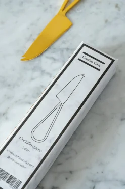 Cristina Oria Cubiertos De Aperitivo|Cuchillos^Cuchillo Queso Dorado
