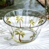 Cristina Oria Fuentes, Ensaladeras Y Cuencos^Cuenco Acrílico Diseño Palmeras
