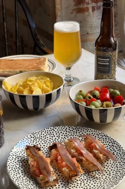 Cristina Oria Fuentes, Ensaladeras Y Cuencos^Cuenco Artesano Rayas