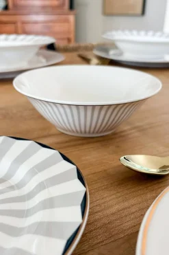 Cristina Oria Fuentes, Ensaladeras Y Cuencos^Cuenco Blanco Y Gris