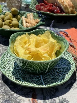 Cristina Oria Fuentes, Ensaladeras Y Cuencos^Cuenco Cerámica Con Plato Hoja De Col
